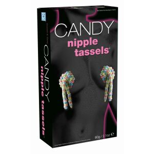 Candy Nipple Tassels jadalne ozdoby biżuteryjne 60g kolorowe 131910237 - Bielizna erotyczna