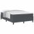 Box Spring Ágy Matraccal Sötétszürke 140x200 cm Bársonyos Szövet 131911383