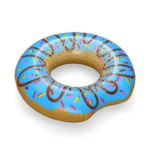 Bestway Colac gonflabil albastru Donut, plutitor gonflabil pentru piscină, izolat - Colaci de înot