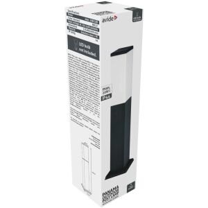 Avide kültéri álló lámpa Panama 1xE27 500mm IP44 Antracit 135947805 - Zewnętrzna lampa podłogowa