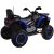 Gyermek 4x4 kék elektromos quad gyerekeknek, hátsó oldalnézet