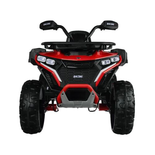Elölnézet a piros Gyermek 4x4 akkumulátoros gyermek quad