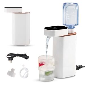 Instant vízadagoló, Zadabso®, 2100W, fűtés 3 másodperc alatt, 5 hőmérsékletszint, intelligens érintésvezérlés, gyermekvédelem, ideális otthoni és irodai használatra, fehér színben