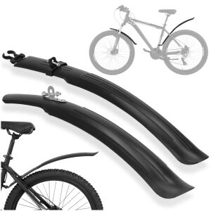 Ba0084 kerékpár sárvédő szett, első és hátsó sárvédők mountain bike-hoz - Springos