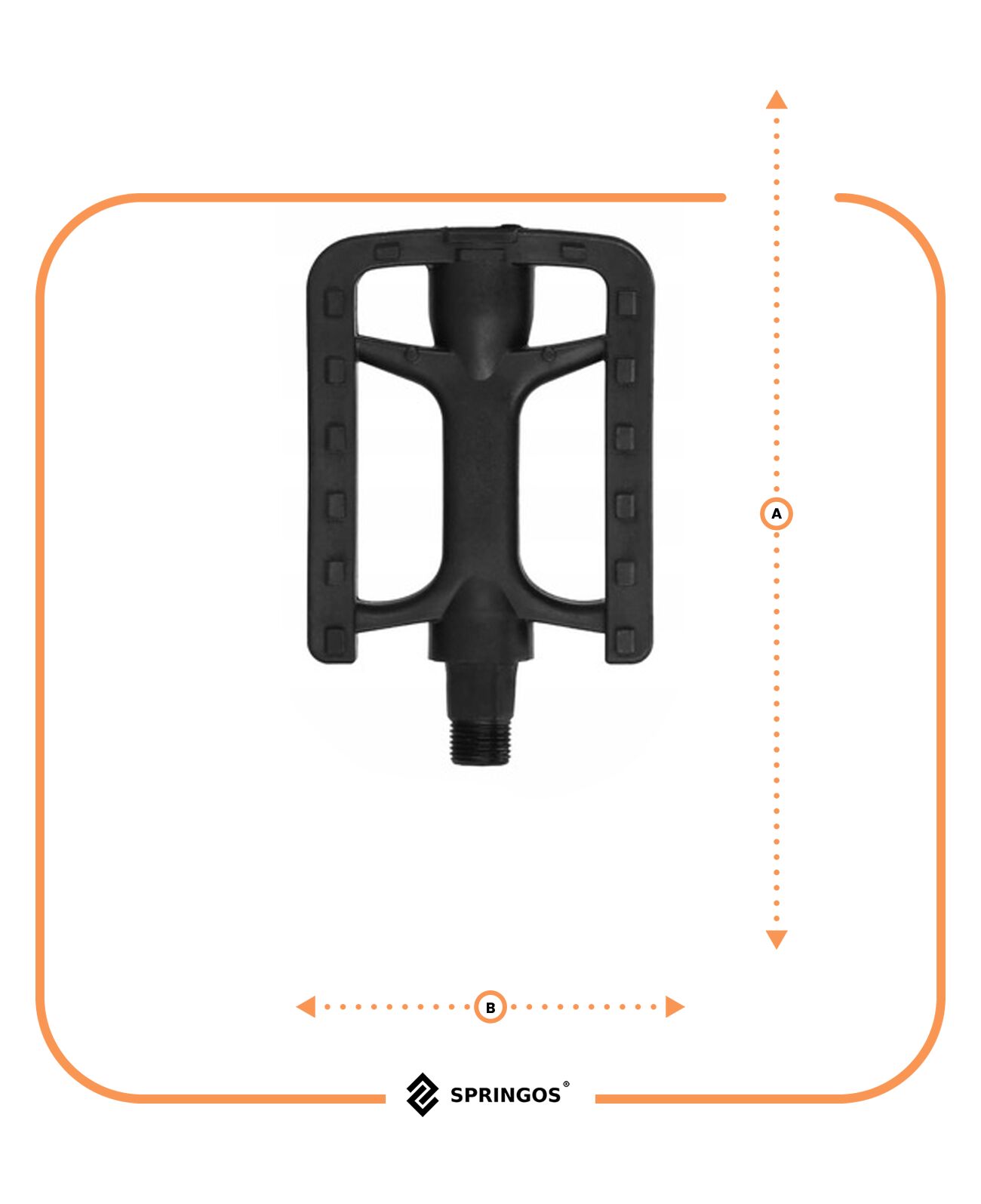 Ba0086 kerékpár pedálok 2 db.