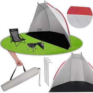 Cort de plajă Springos Pt032 montat cu accesorii, geantă de transport și cuie de cort - Articole de plaja