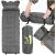 Springos self-inflating camping mat: inflated, rolled, and packed