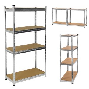 Pepita Metall Industrie Regal mit MDF-Platten, verschiedene Konfigurationen - Bau & Renovierung