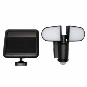 Home FLP 5 SOLAR, szolárpaneles LED reflektor, PIR mozgásérzékelő, 500 lm, forgatható reflektorok, 1500 mAh, ~60 perc üzemidő