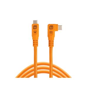 TetherPro Optima 10G USB-C 3m Straight to Right Narancs 131978149 - Adatkábel