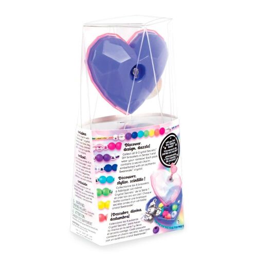 Make It Real Crystal Secrets DIY Karkötő Készítő Szett - Lila Szív Csomagolás - Make It Real