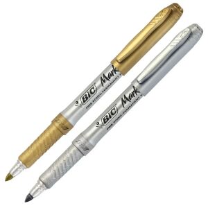 Filzstifte Bic Marking Gold Silber 1,7 mm (12 Stück) 131981726 - Schulanfang, Schulmaterialien
