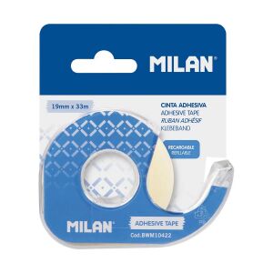 Klebeband Milan Durchsichtig 33 m Blau PVC 131985479 - Klebebänder