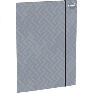 T-Creatív A4 Szürke Gumis Mappa - Stílusos Dokumentumrendező - T-Creativ