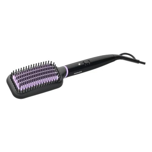 Philips | StyleCare Essential Heated straightening brush | BHH880/00 | Warranty 24 month(s) | Ceramic heating system | Temperature (min) 170 °C | Temperature (max) 200 °C | Number of heating levels 2 | Black 131986022