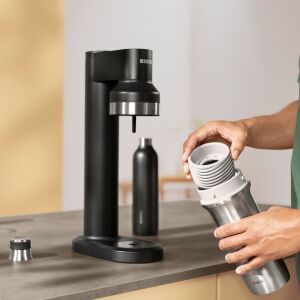 Aparat de sifon Brita cu accesoriu sticlă din oțel inoxidabil - Brita