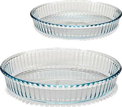 Set de vase de bucătărie Transparent Sticlă borosilicată (2 Piese)