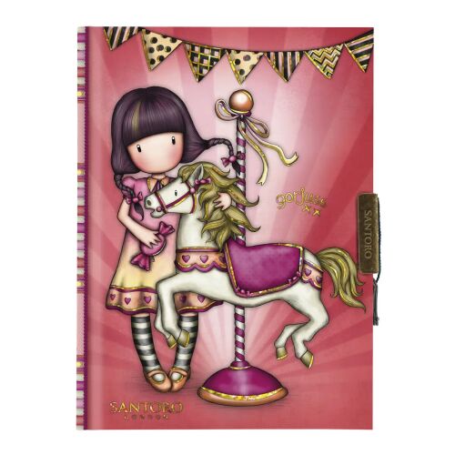 Zamykany Notes Gorjuss Fairground Carousel 131986583