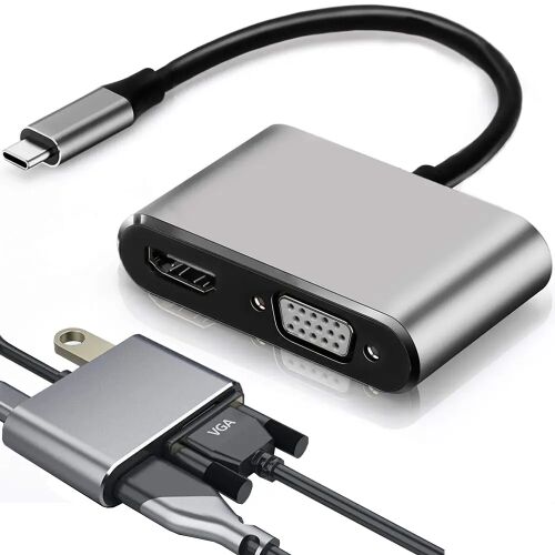USB-C multifunkciós adapter HDMI 4K, VGA, USB 3.0 és Power Delivery támogatással 135972731