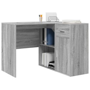 vidaXL Sarokíróasztal 2 pcs Szürke sonoma 102 x 50 x 75 cm Faanyag