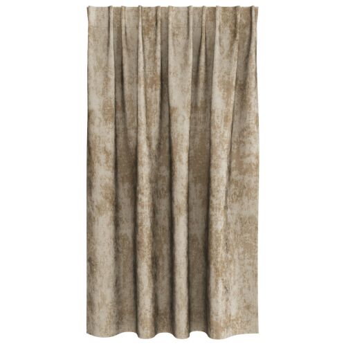 vidaXL Bézs bársonyfüggöny 140x140 cm izolált - Függöny