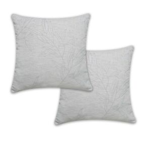 Jacquard krémszínű díszpárnák, 2 darabos szett - Díszpárna