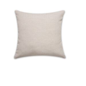 Díszpárna natúr és narancs mintával, 45x45 cm - Díszpárna