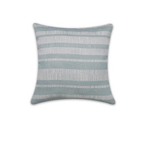 Zöld csíkos díszpárnahuzat, 45x45 cm - Díszpárna