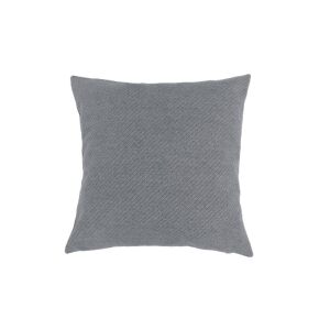 Szürke díszpárna texturált előlappal, 45x45 cm - Díszpárna