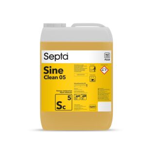 Erős lúgos folyadék dohányzókamrák, kocsik, rácsok és egyéb felületek tisztítására SEPTA SINE CLEAN 05 SC5 10L 135961947 - Septa