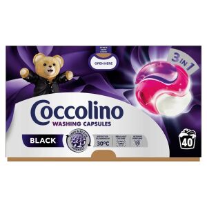 Mosókapszula 40 db/doboz Coccolino 3in1 Black