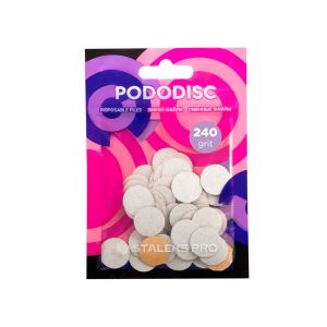Staleks PodoDisc Pro Expert Fehér Eldobható Lemezek S Szemcseméret 240, 50 db 132043665 - Műköröm csiszológép kiegészítő