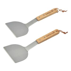 Barbecook BC-ACC-7123 2db-os rozsdamentes acél rostlap forgató, fa nyél, 100% FSC, 31cm 132049888