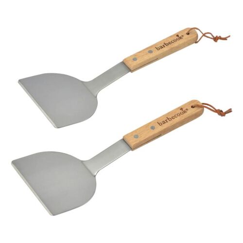 Barbecook BC-ACC-7123 2db-os rozsdamentes acél rostlap forgató, fa nyél, 100% FSC, 31cm 132049888