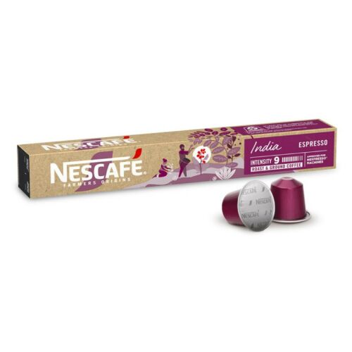 Nescafé Farmers Origins India Espresso Nespresso Kompatibilis Kapszulák (10 darab)