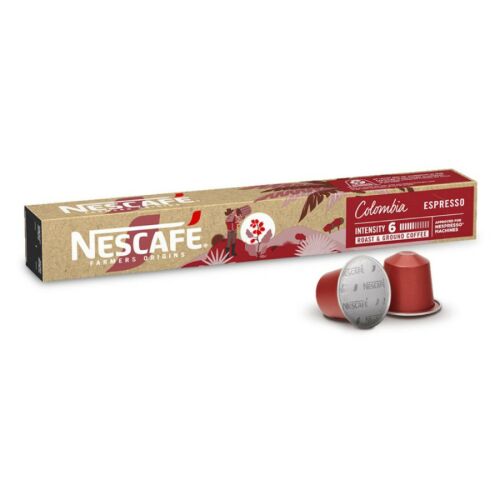 Nescafé Farmers Origins Colombia Espresso Nespresso Kompatibilis Kávékapszula (10 darab)