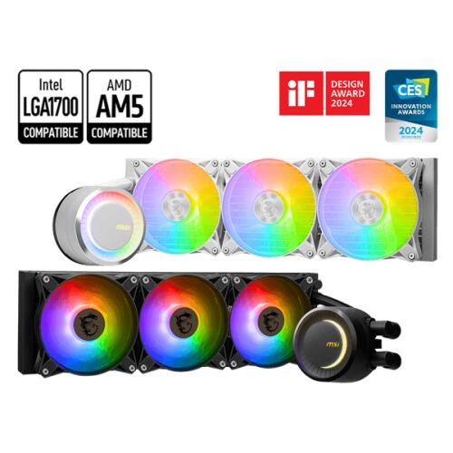 Chłodnica wodna MSI CPU MAG CORELIQUID E360/ 3x 120mm wentylator ARGB/ obsługa LGA1700 132051605