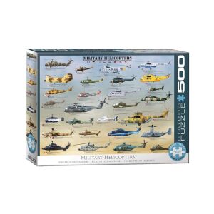 EuroGraphics 500 db-os puzzle - Military Helicopters (6500-0088) 132052191 - Eurographics