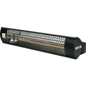 YATO 2000W infravörös hősugárzó, ferde nézet, falra szerelve - Yato