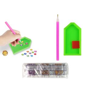 Gyémánt Hímzés Matricák Készlet - Diamant Malerei Werkzeuge und Edelsteine - Kunst & Handwerk Sets