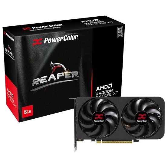 PowerColor AMD RX 9060 XT Reaper 8GB GDDR6 - RX9060XT 8G-A