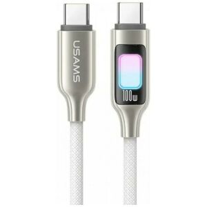 Kabel USAMS TC Series SJ750 100W USB-C   do USB-C 1,2 m tytanowy 132569812 - Kabel USB