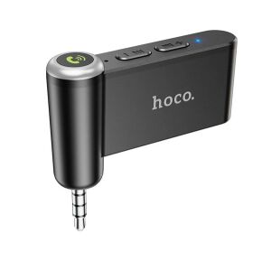 HOCO E58 bluetooth adapter (3.5mm jack csatlakozó, v5.0) FEKETE 132082792 - Bluetooth adapter