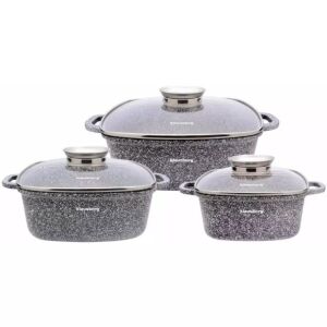 Комплект тенджери с капак 20/24/28 CM Klausberg KB7534 132083220 - Klausberg