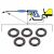 100 db 10x2 mm O-gyűrű Tömítés KARCHER K2-K7, HD, HDS Nyomásmosókhoz 136035190