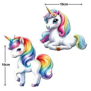 Nyomtatott dekorkarton - Unikornis szett 2db/csomag