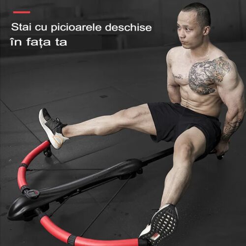 Mann benutzt Arvada DragonFly Fit Fitnessgerät für Beinübungen