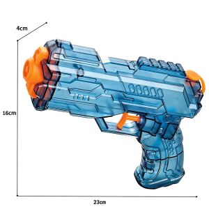 Pistol cu Apa, KipHome, Pistol cu Apa pentru Copii, Manual, din Plastic, 23 x 16 x 4 cm, rezervor 250 ml, Albastru