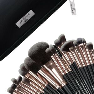 Sada 20 štetcov na líčenie Senso Pro Milano Black Gold + Puzdro 140772177 - Štetec a kefa na make-up
