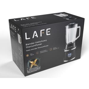 LaFe Titanium Power, 1300 W, 1,5 liter, Hat penge, Titán bevonat, Fekete, Turmixgép 135875192 - Lafe